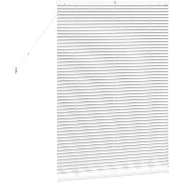 vidaXL Venezianische Jalousie Weiß 130 x 90 cm 25 mm Aluminium 42005970 – Bild 7