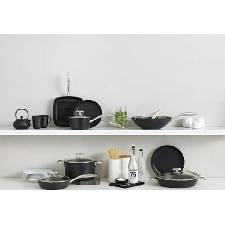 ScanPan Pro IQ, 32 cm Bratpfanne aus 100% Recyclingaluminium mit Wärmeverteilung, 3,5 L – Bild 3