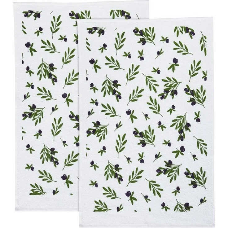 Erwin Müller Geschirrtuch Frottier-Geschirrtuch 2er-Pack, Baumwolle Motiv – Bild 4