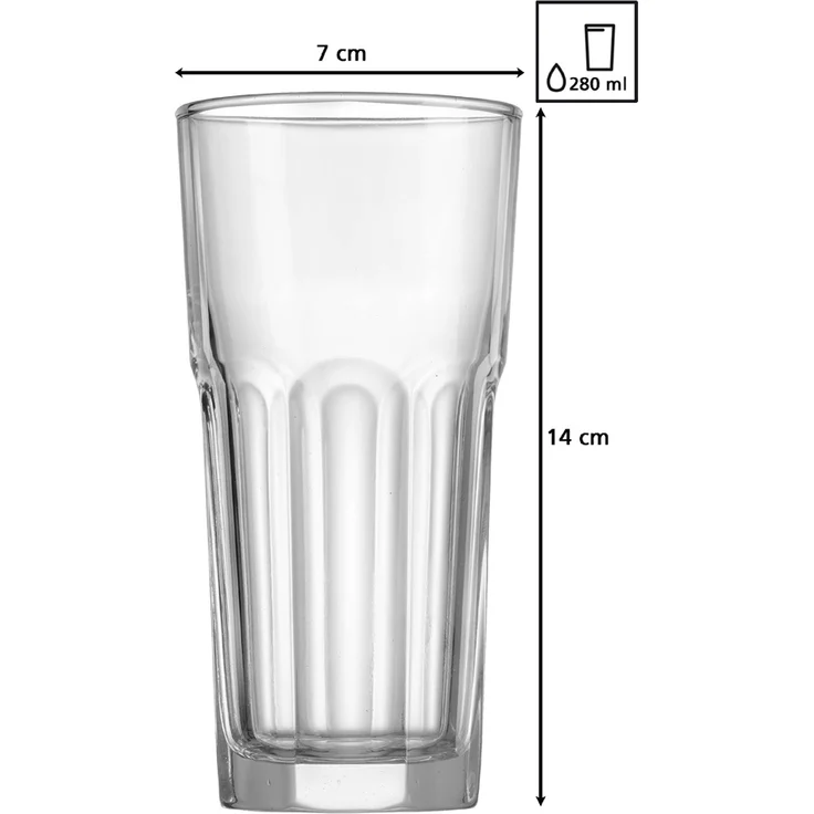 Ritzenhoff & Breker RIAD Longdrinkglas 280 ml 12er Set – Bild 3