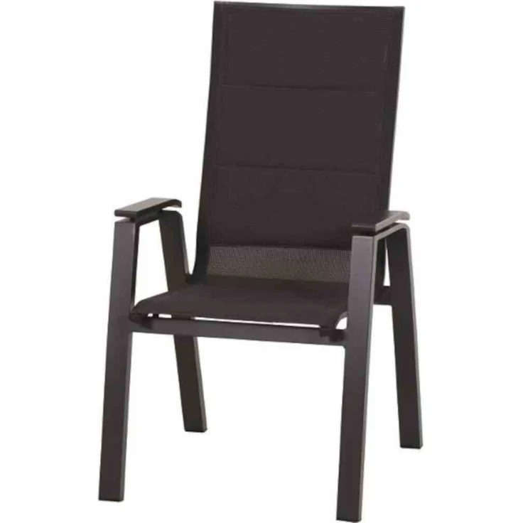 Siena Garden Stapelsessel Milano anthrazit/Ranotex® grau Stapelstuhl – Bild 4