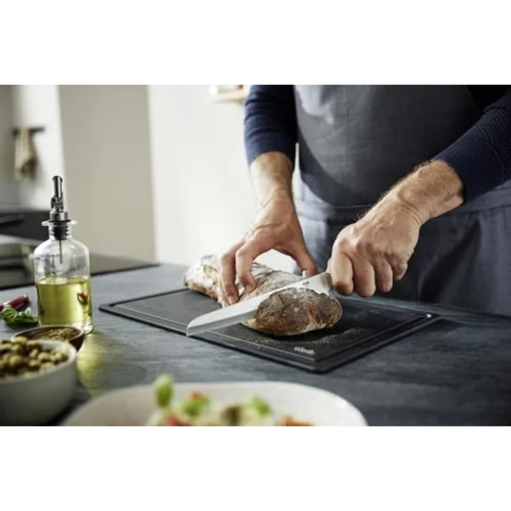 Fissler Brotmesser Essential, stabile Klinge, Halbkropf, großer Wellenschliff – Bild 2