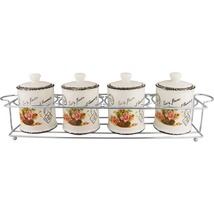 Maestro Maestro Set mit 4 Gewürzbehältern MR2005004CS
