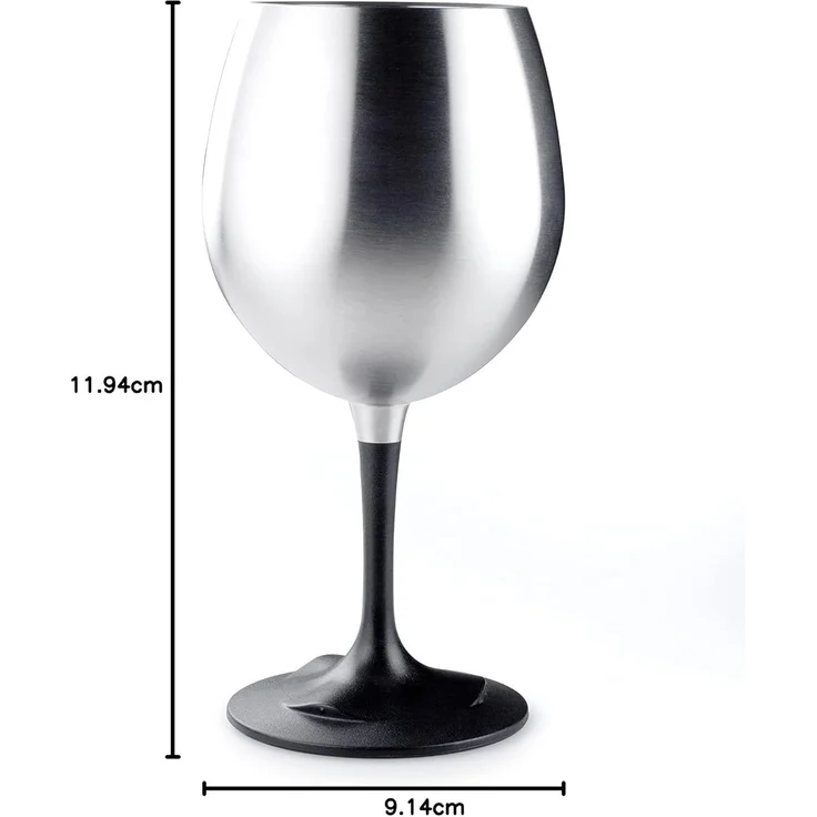 GSI Outdoors Gletscher Edelstahl Nesting Rotwein Touring Glas (63310) – Bild 4