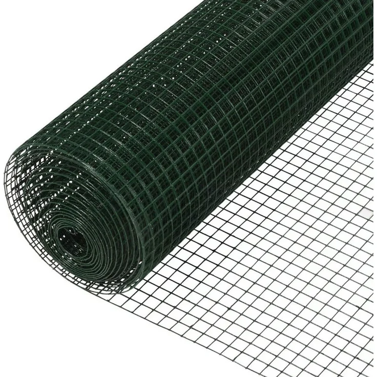 Home Nature Wohnkonzept Gartenzaun Maschendrahtzaun aus kunststoffbeschichtetem Stahl, Dunkelgrün, 12 x 12 mm Maschenweite, 1 x 10 m – Bild 3