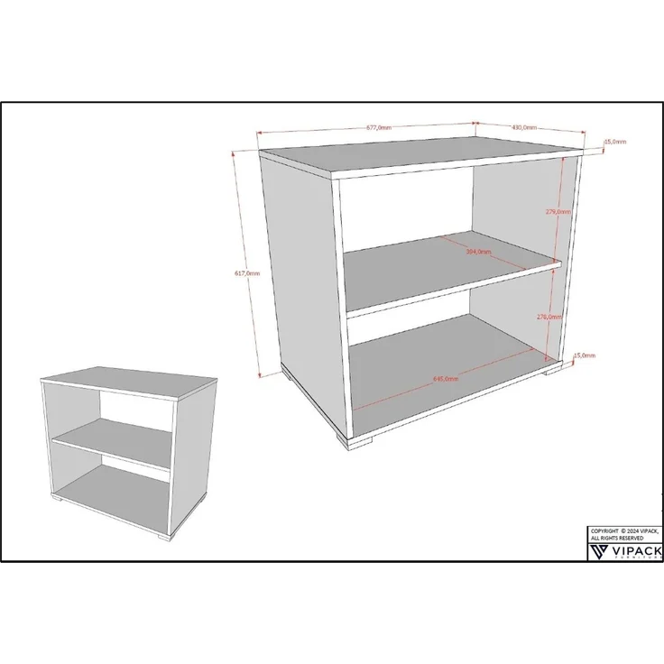 Halbhohes Bett mit Schreibtisch u. Regalen Sam 98 x 219 x 116.6 cm – Bild 8