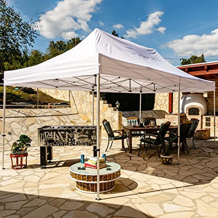 INSTENT® Faltpavillon weiß, 3x6 m – Bild 9