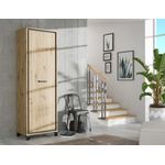 'Trondheim' Garderobenschrank in Artisan Eiche, 1-türig