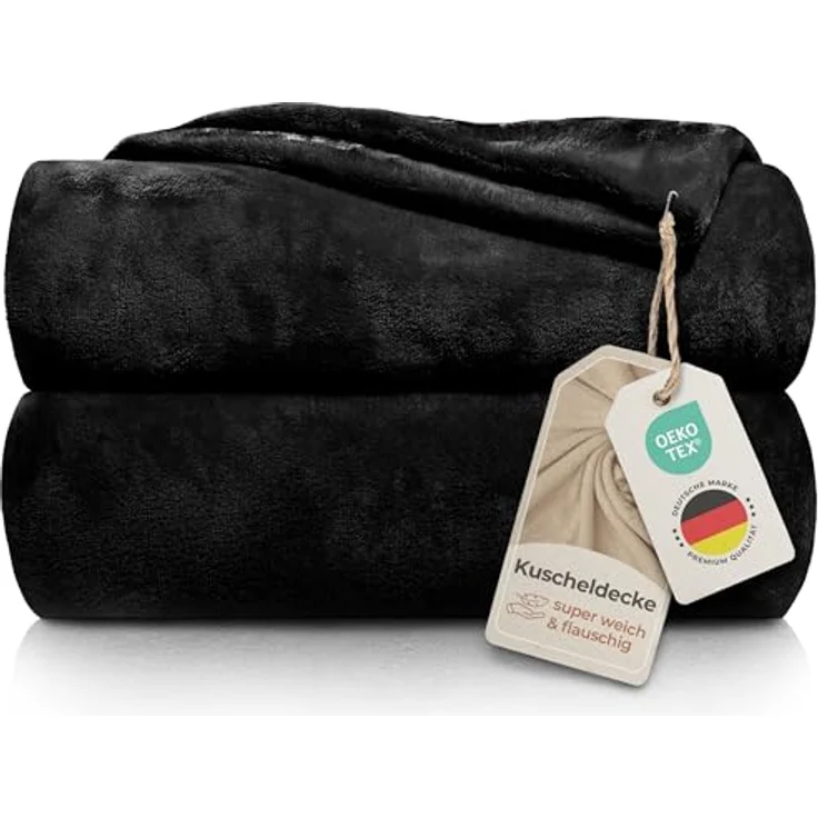 Wohndecke Kuscheldecke super weich & flauschig – warme Fleecedecke, Gräfenstayn, warme Wolldecke, Sofadecke & Tagesdecke - Überwurf Sofa, Couch – Bild 2