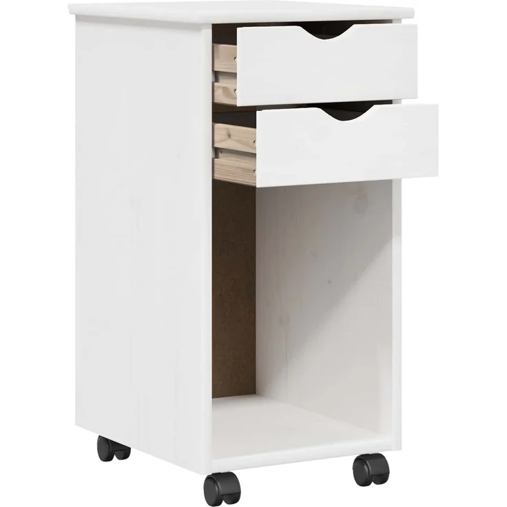 vidaXL Schreibtischschrank-Set MOSS 2 stk. Weiß 112 x 50 x 75 cm 3438776 – Bild 5