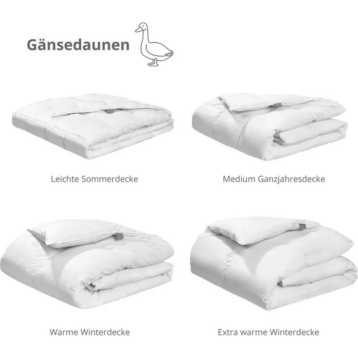 liebling Gänsedaunenbettdecke Premium, Füllung: 100% Gänsedaunen, Downpass- und Nomite-zertifiziert – Bild 4