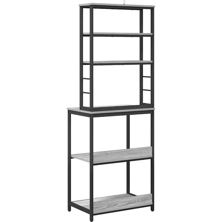 vidaXL Küchenregal Graues Sonoma 60 x 40 x 168 cm Holzwerkstoff 883883 – Bild 7