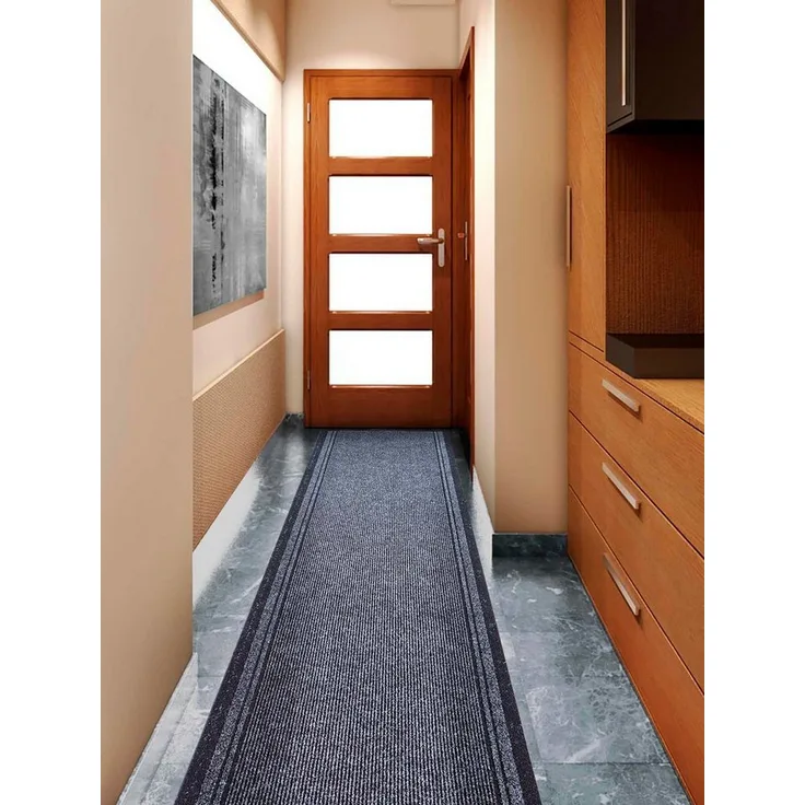 Primaflor-Ideen in Textil Läufer Schmutzfangläufer MALAGA, Made in Belgium, rechteckig, Höhe: 6 mm, Schmutzfangmatte, meliert, gesteift, strapazierfähig, rutschhemmend