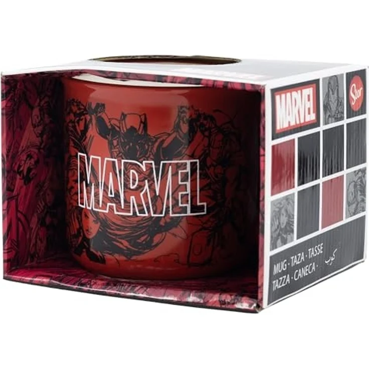 Tasse mit Marvel Motiv 400 ml aus Keramik 14oz – Bild 3