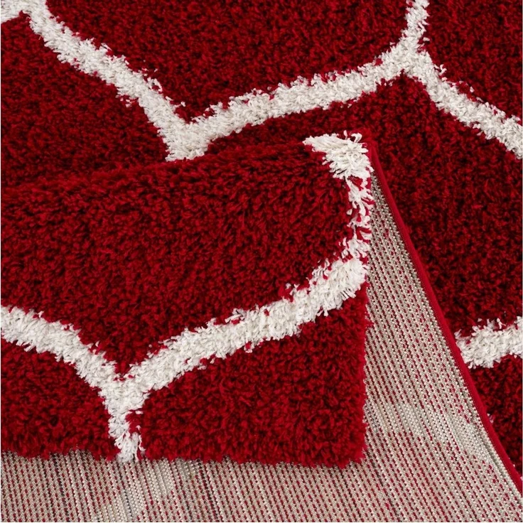 Sanat Hochflor-Teppich Madrid, rechteckig, Höhe: 30 mm, Wohnzimmer, Langflor, Shaggy Teppich – Bild 3