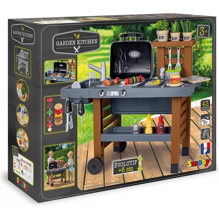 Smoby 'Outdoor Gartenküche', 43 Teile, ab 3 Jahren – Bild 2
