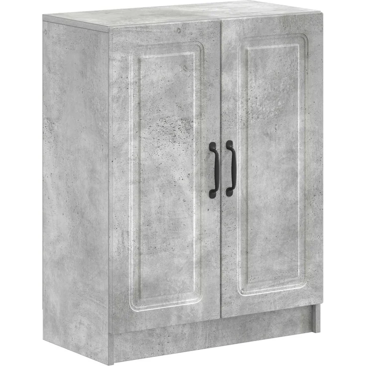 vidaXL 2-teiliges Badezimmer Schrank Set UTRECHT Betongrau 3417651 – Bild 4