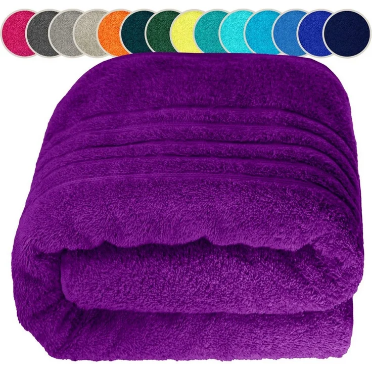 Lashuma Saunatuch XXL Handtuch London, Frottee (1-St), Badetuch Damen & Badehandtuch Herren 100x200 cm - Saunahandtuch 80x220 – Bild 1