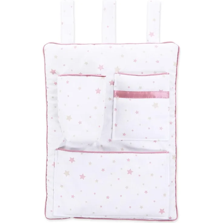 Babybay Utensilo für alle Modelle, weiß Sternemix sand/beere