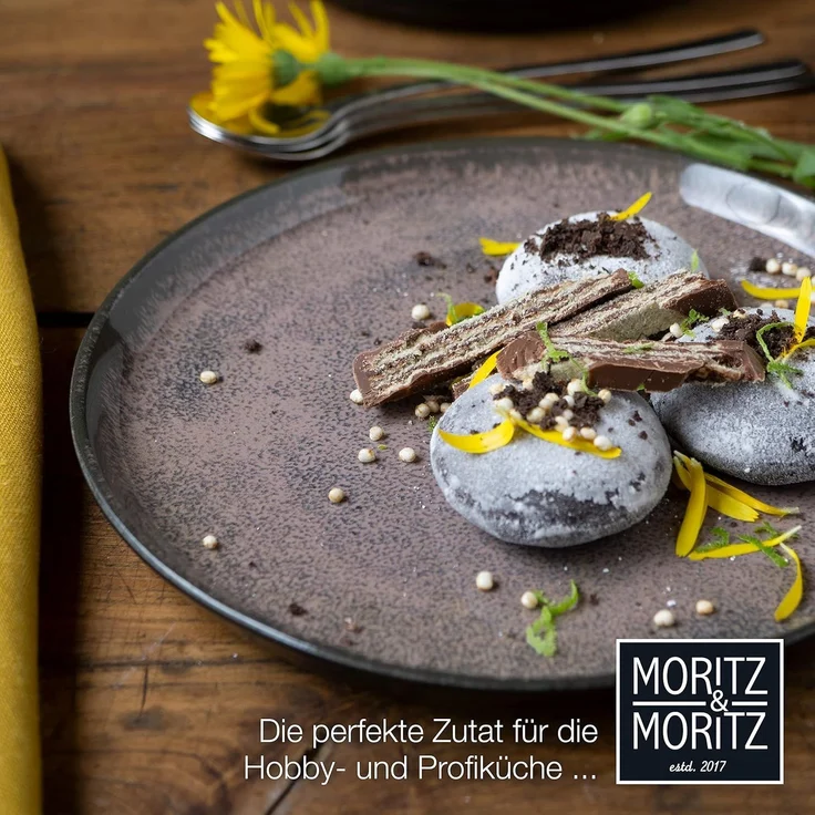 Moritz & Moritz VIDA Geschirrset 6 Personen Vintage 18-tlg. - Modernes Porzellan Geschirr Set - Kratz-, Mikrowellen- & Spülmaschinenfest, Essgeschirr, Tafelservice, Kombiservice 6 Personen – Bild 4