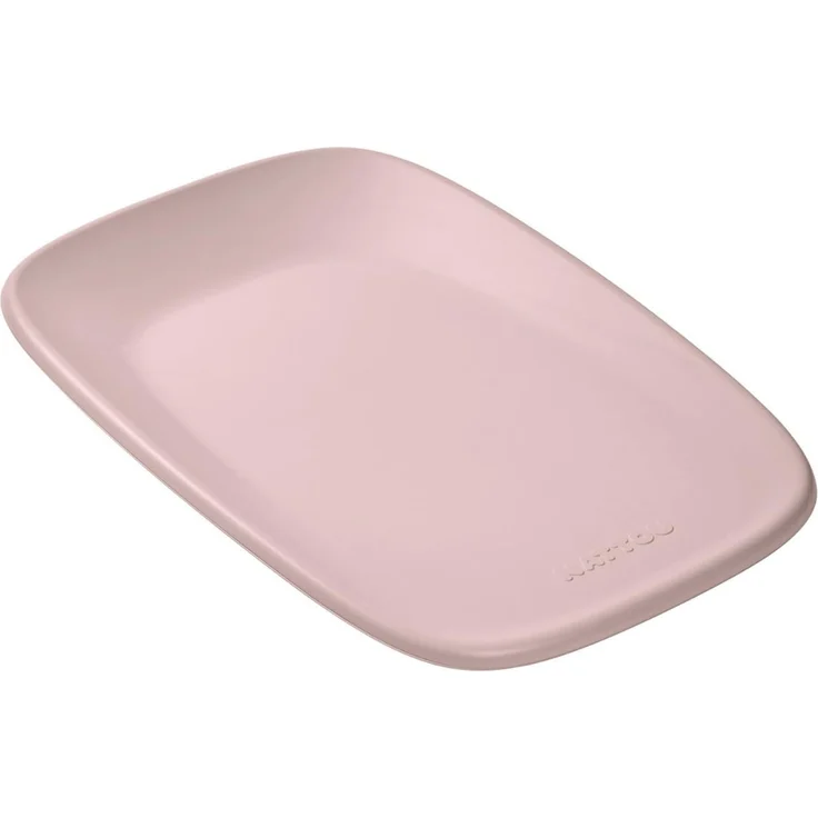 Nattou Wickelmatte aus weichem PU-Schaum, Abwaschbare Wickelauflage, Ca. 50x70 cm, Softy, Dusty Pink