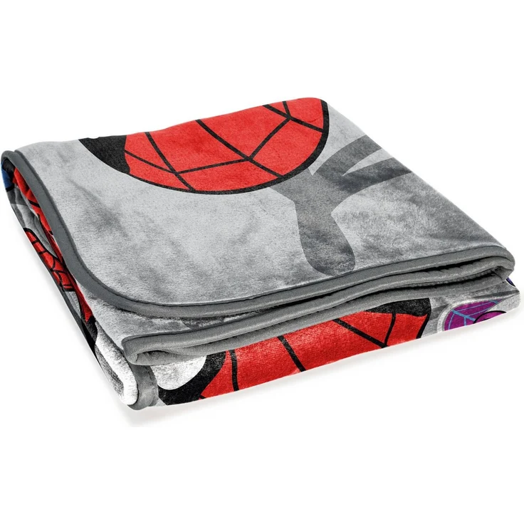 Kinderdecke Marvel Spidey 130 x 150 cm, MARVEL, mit Miles Morales & Ghost ESider Gwen – Bild 2
