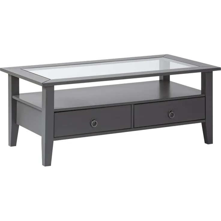 Couchtisch Provence 7 Gris Grau Massivholz