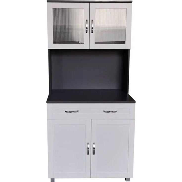 HTI-Line Hochschrank Küchenbuffet Blanca (Stück, 1-St, 1x Schrank Blanca, ohne Dekoration) Küchenschrank Hochschrank – Bild 3