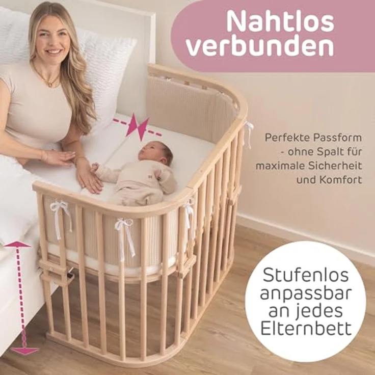 Babybay 'Maxi' Beistellbett Buche unbehandelt – Bild 3