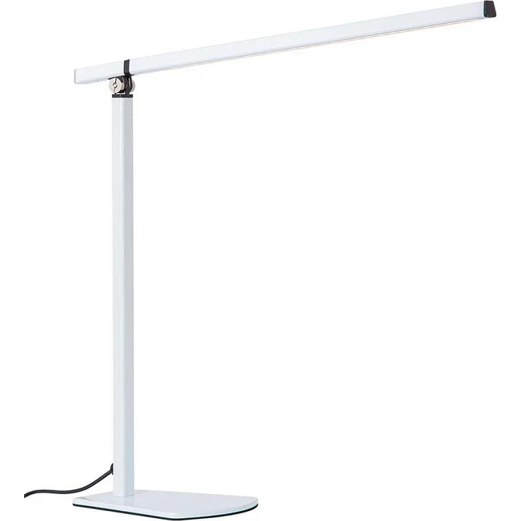 LED Tischleuchte, Touch, Spot beweglich, weiß, H 43 cm – Bild 1