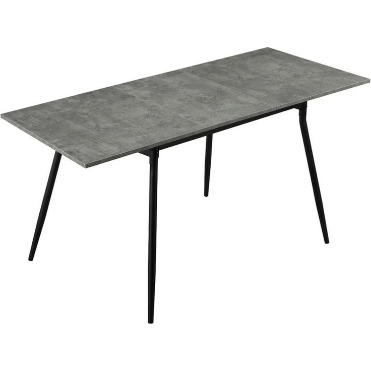 B&D home Esstisch LIO, Metallgestell schwarz oder weiß, ausziehbar, 4-6 Personen – Bild 1