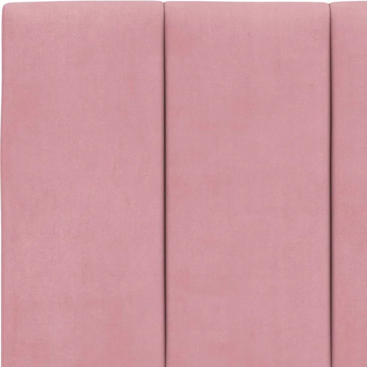 vidaXL Kopfteil-Kissen Rosa 160 cm Samt 374680 – Bild 8