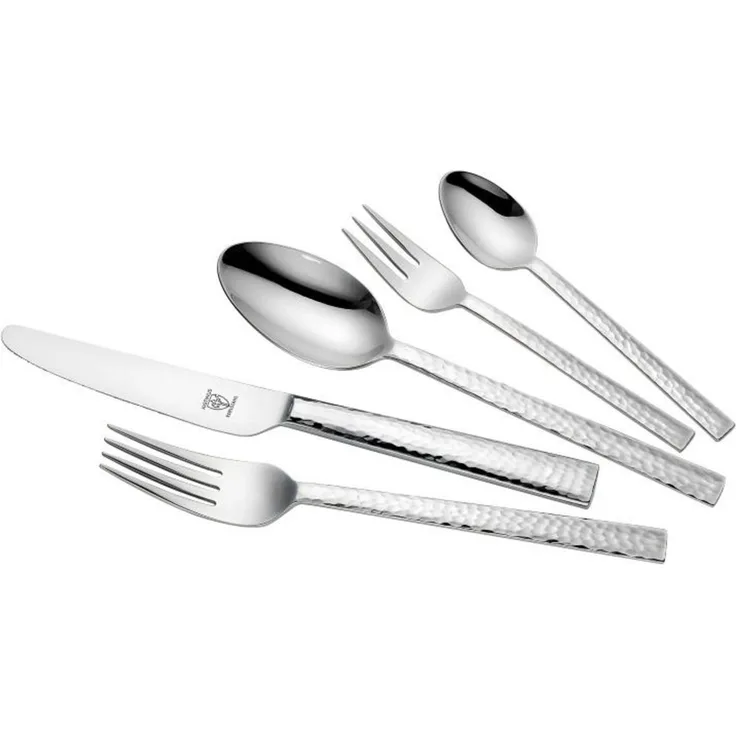 Justinus 'BEAT' Besteckset Edelstahl silber, spülmaschinenfest, 60-teilig