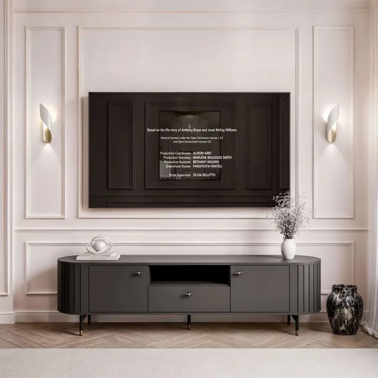 Lookway TV-Schrank ELODIE 180 cm mit Stauraum und Soft-Close-System (1x TV schrank) Breite: 180 cm