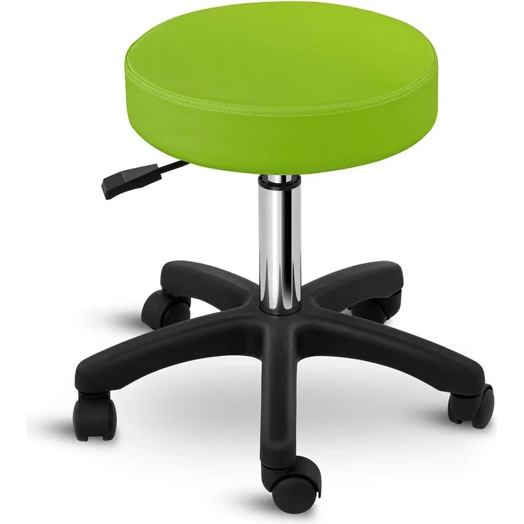 Physa Drehhocker Rollhocker Bürohocker Drehhocker Praxishocker Arbeitshocker Grün – Bild 1