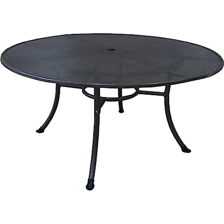 DEGAMO RIVO Gartentisch, Streckmetall, eisengrau, 150cm rund – Bild 7