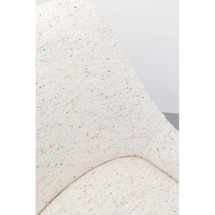 Kare Design Esszimmerstuhl East Side Melange, Creme, 48 cm Sitzhöhe, Polsterstuhl, elegant, minimalistisch, Wohnzimmer, 84 x 48 x 57 cm (H/B/T) – Bild 6