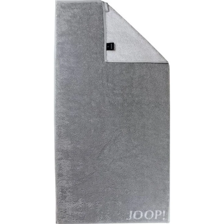 JOOP! Handtuch JOOP! Handtuchserie Classic Doubleface 1600-76 silber, 100% Baumwolle – Bild 2