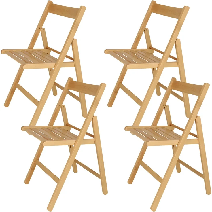 ARANAZ S.L. MANUFACTURAS DE LA MADERA Klappstuhl, Buchenholz, Öl, 43 x 47 x 79 cm