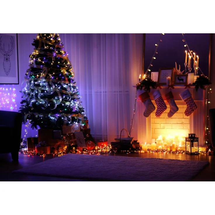 Idena LED-Lichterkette Idena 8325059 - LED Lichterkette mit 80 LEDs in Bunt, mit 8 Stunden – Bild 7