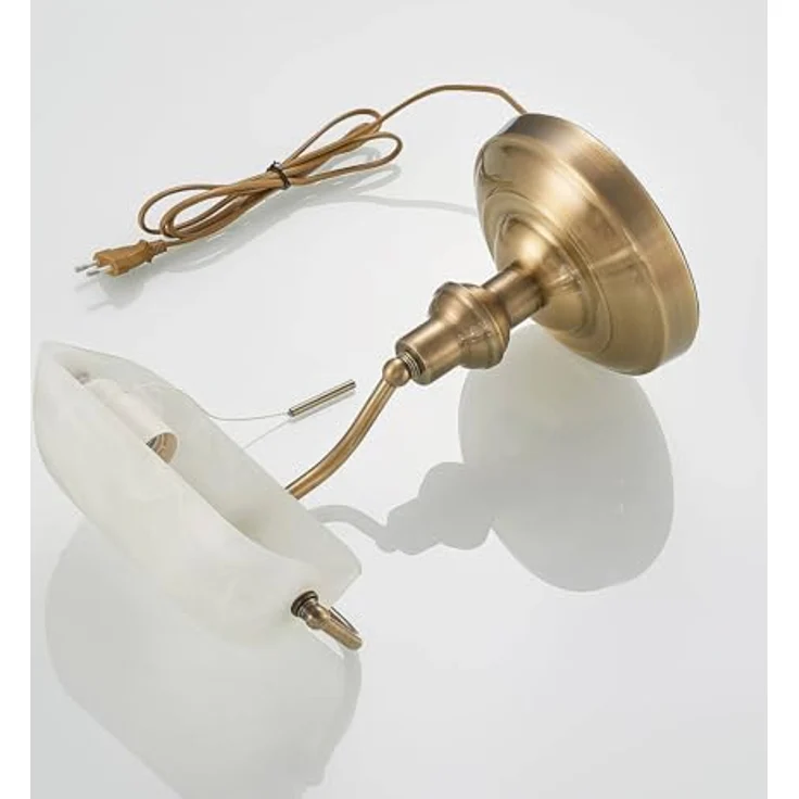 Lindby Profina Schreibtischleuchte, bronze, mit Schalter und hochwertiger Optik für gemütliche Atmosphäre – Bild 8