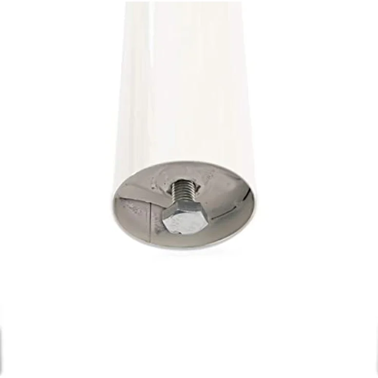 sossai® Tischbein Premium Tischbeine Ø60 mm in Weiß, höhenverstellbar +2cm – Bild 7