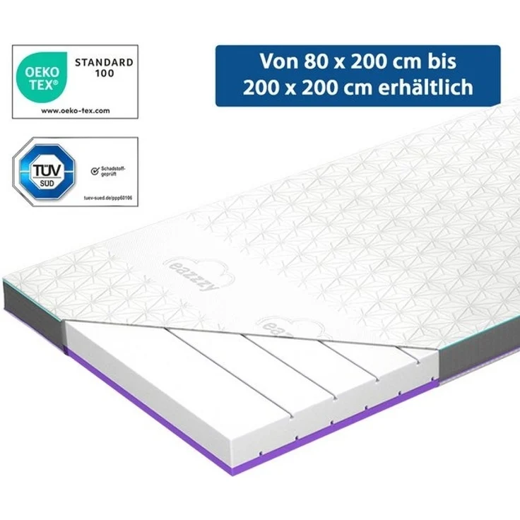 Genius, Topper eazzzy Topper Deluxe Clima Control mit einen angenehmen Kühl-Effekt, 11 cm hoch, 180x200 cm 140x200 cm und weitere Größen – Bild 4