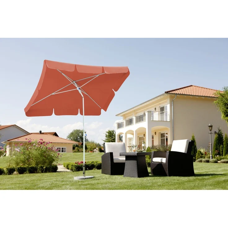 Schneider Schirme 'Ibiza' Sonnenschirm, Stahl / Polyester terracotta, 180 x 120 cm – Bild 2