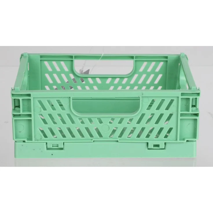 24x Mini Deko Klappbox 15×10×5,7 cm 24er Set – faltbare Aufbewahrungsbox kleine Organizer Box stabile Kunststoff Klappkiste verschiedene Farben zufällige Farbauswahl – Bild 6