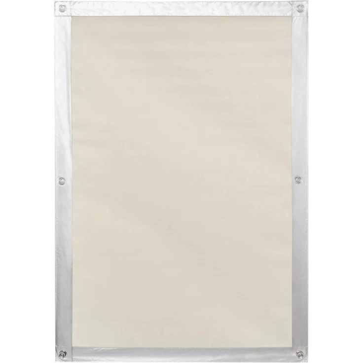 Dachfensterrollo Haftfix Hitzeschutz Abdunkelung, LICHTBLICK ORIGINAL, verdunkelnd, ohne Bohren, verspannt, Haftfix, mit Thermobeschichtung, mit Saugnapf, Beige, B94 x H91 cm – Bild 1