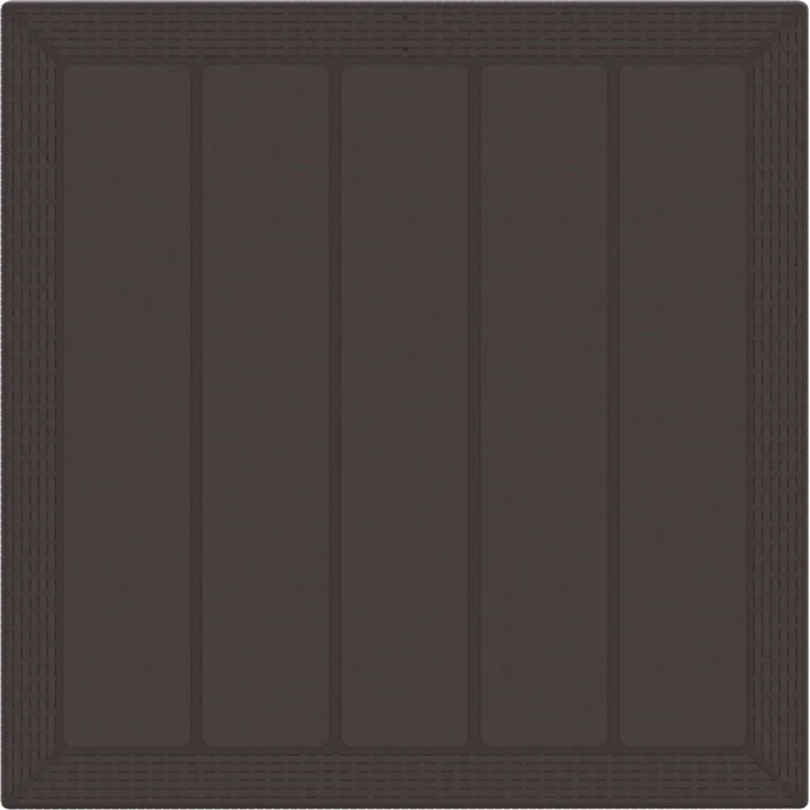 vidaXL Garten Essgruppe 5 pcs Braun Polypropylen 3378541 – Bild 1