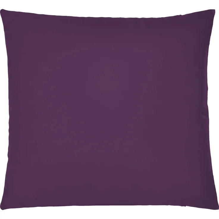 biberna Feinjersey-Kopfkissenbezug 0077144, dunkel violett, 2x 80x80 cm – Bild 2