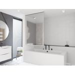 Halb-Kassetten Duschrollo 160x240 cm Modell milky stone Duschvorhang