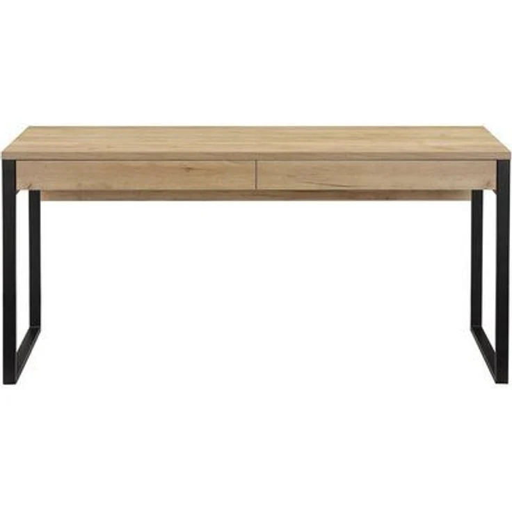 Places of Style Schreibtisch Moid, Computertisch im modernen Design, Breite 120/140/160 cm, mit Metallbeinen & Schublade – Bild 4